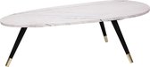 Salontafel zwart/wit/goud marmer metaal (r-000SP39091)