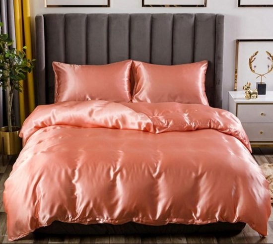 Housse de couette 240 cm x 220 cm - confortable - aussi sympa comme cadeau  - rose | bol.com