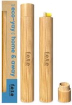 F.E.T.E  bamboo tandenborstel travel case