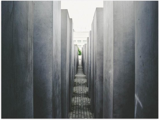 Poster – Holocaust Monument - Berlijn - 40x30cm Foto op Posterpapier