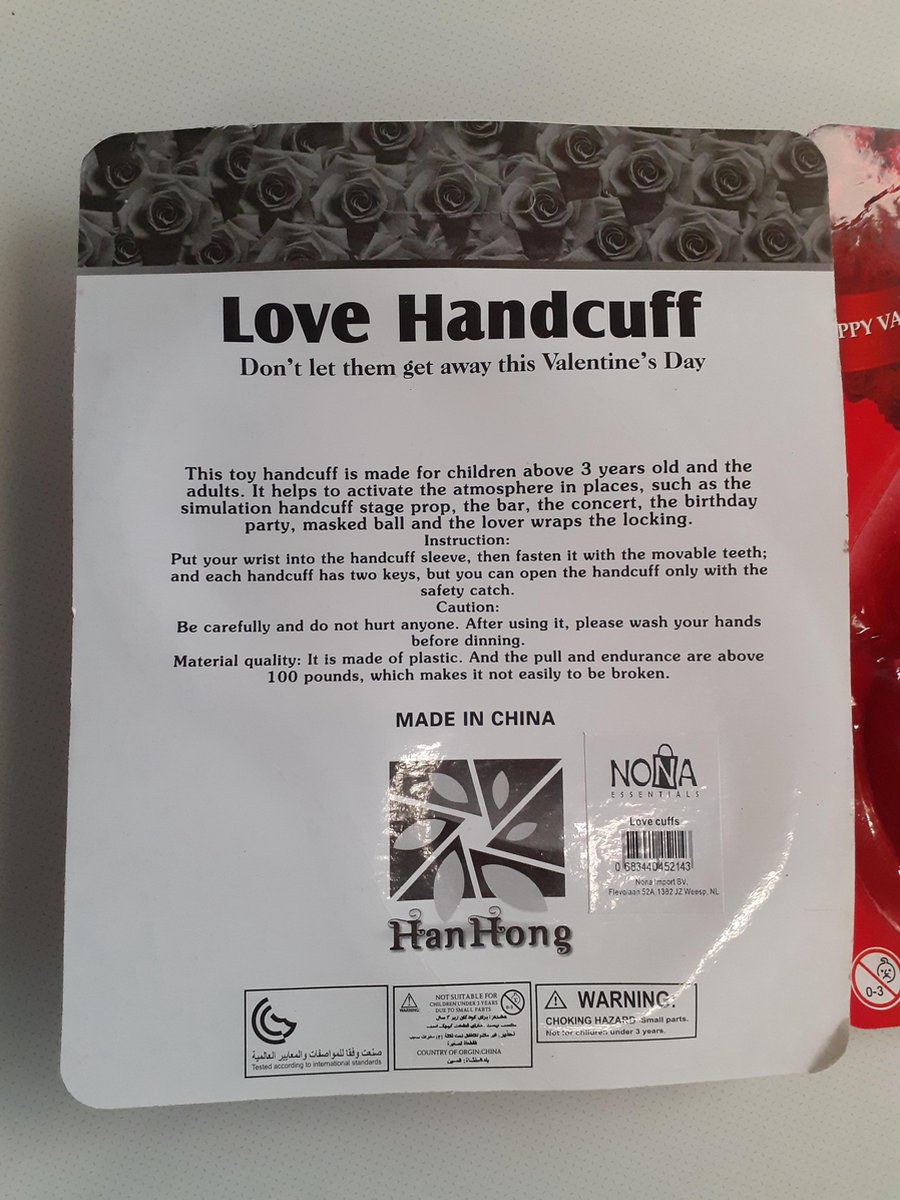Goedkoopste Valentijn handboeien rood | love handboeien | 18 | handboeien