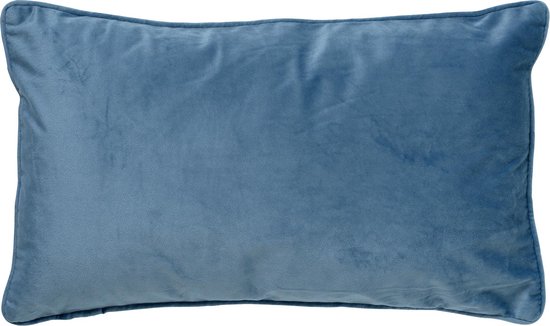 Dutch Decor FINN - Sierkussen 30x50 cm - velvet - lendekussen - Provincial Blue - lichtblauw - Inclusief binnenkussen - Dutch Decor