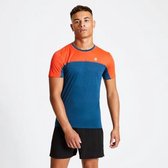 Dare 2b Sportshirt Lichtgewicht Polyester Oranje/blauw Maat Xs