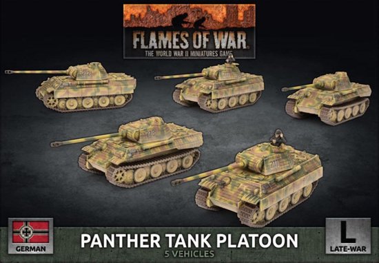 Afbeelding van het spel Flames of War: Panther Tank Platoon