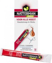 Natterman Hoestdrank Direct - to go - Anti-hoestmiddel - 12 sticks