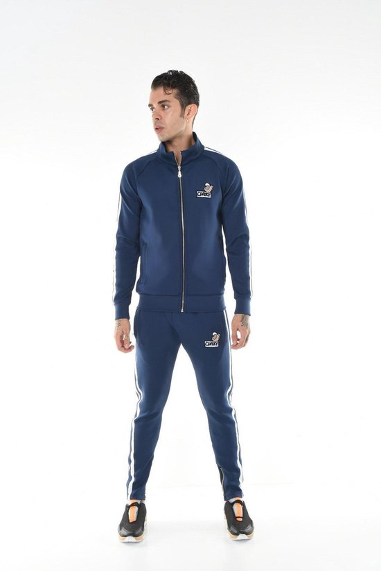 survêtement ligne bleue sportswear sport mode masculine