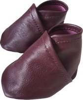 Toetie & Zo Leather Bébé Booties - Aubergine - Violet - Bottines - Chaussures - Taille 0 0-12 mois - Taille 16