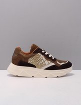 TANGO kady fat 16 Sneakers women Maat: 37 brown h d.brown pony