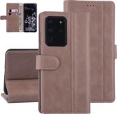 Roze hoesje Samsung Galaxy S20 Ultra - Book Case - PU leather