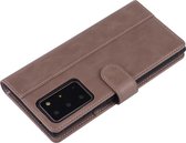 Roze hoesje Samsung Galaxy Note 20 Ultra - Book Case - PU leather