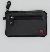 New Business - Sleutel Etui - Zwart - Leer - 2 Losse Oogjes