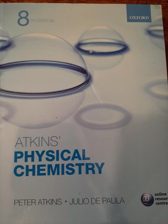 Boek cover Atkins Physical Chemistry van Peter Atkins (Paperback)