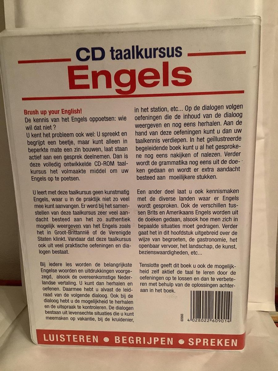 CD taalkursus Engels | 4028022609014 | Boeken | bol.com