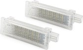 LED Deurverlichting set(2) geschikt voor: E60/E61/E90/E91/E93/E87/E70/F10/F11 wit licht