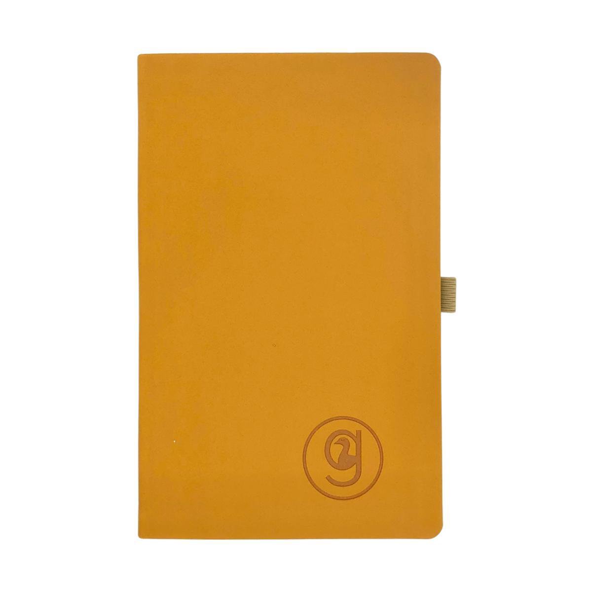green-goose® Appeel Notitieboekje & Potlood | van gerecycled appelpulp | oranje | duurzaam