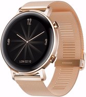 Bol.com Huawei Watch GT 2 - Smartwatch dames - Metalen band - 42 mm - Rosegoud aanbieding