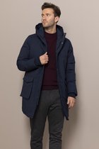 Sissy-Boy - Blauwe lange parka