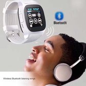 T8 Waterdichte Smartwatch  / WIT / Bluetooth Smart Horloge met Muziekspeler Ondersteuning SIM TF Card Synchronisatie Stappenteller Camera voor Apple IOS Android Smart Phone Bluetooth Smart Wa