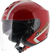 LS2 OF552 Freeway - jethelm motorhelm - Monte Carlo rood wit XS