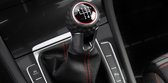 Versnellingspook Pook knop Volkswagen Golf 7 GTI Clubsport 6 versnellingen GTI Look Vw pook GTI