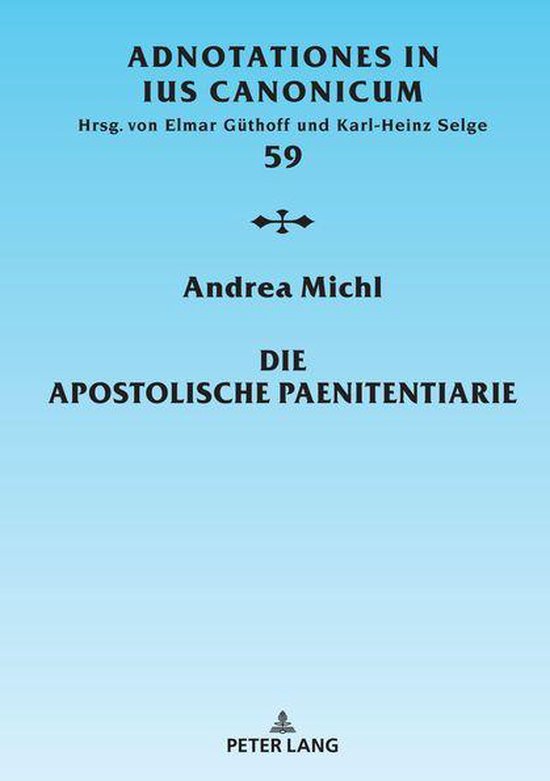 Adnotationes In Ius Canonicum 59 - Die Apostolische Paeniten ... - cover