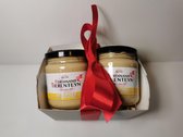 Véritable moutarde Gentse Stropkes - Ferdinand Tierenteyn depuis 1818 - Produit régional artisanal - Emballage de 2x 200g