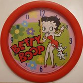 Betty Boop - Klok - 30 x 30 cm - Wandklok