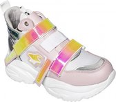 Ewoll Dames Sneaker met hoge zool - Roze- Maat 40