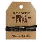100 % Te Gekke bonus Papa  Armband The legend Collection