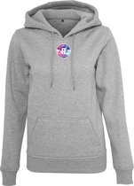 FitProWear Heavyweight Hoodie Dames Grijs - Maat XS - Trui Dames - Sweater - Hoodie - Trui Capuchon - Sporttrui - Grijze trui dames - Katoen/Polyester