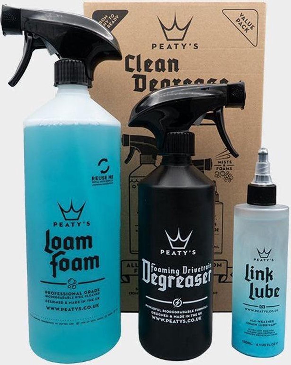 Peaty's Clean-Degrease-Lube Starter pack
