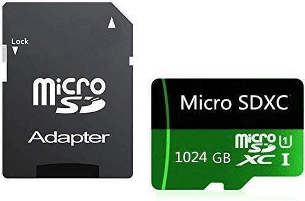 1024GB Micro SD Card Class 10 Memory Card High Speed Micro SD SDXC Card with SD Adapter（1024GB-Jd2） 