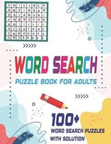 Word Search Puzzle Book For Adults