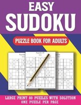 Sudoku Puzzle Book For Adults