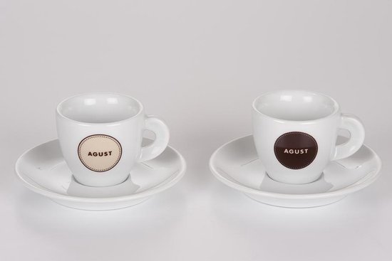 Tasse à expresso publicitaire Caffè Agust (6) +/- 40ml | bol.com