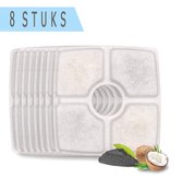 Drinkfontein Voor Hond/Kat – Navulling set – 8 stuks – Waterfontein Kat – Drinkfontein Kat