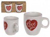 I Love You Mok (Set Van 2) Moederdag Mother's Day Valentijnsdag Valentine Day