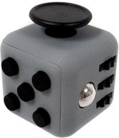 Kwalitatieve Fidget Cube / FriemelKubus | Anti Stress Speelgoed | Fidget Toy - Grijs-Zwart - AWR