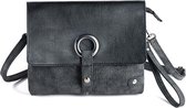 Schoudertas Clutch Zwart PU leer I'm Dutch