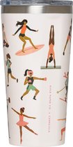 Corkcicle Tumbler 475ml 16oz - Rifle Paper - Sport Girls Roestvrijstaal -