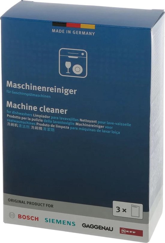 Original Bosch Siemens MacHines Nettoyant lave-vaisselle 00312193 00311313 3 x 45 g 