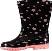 Xq Footwear Regenlaarzen Junior Rubber Roze/zwart Maat 26