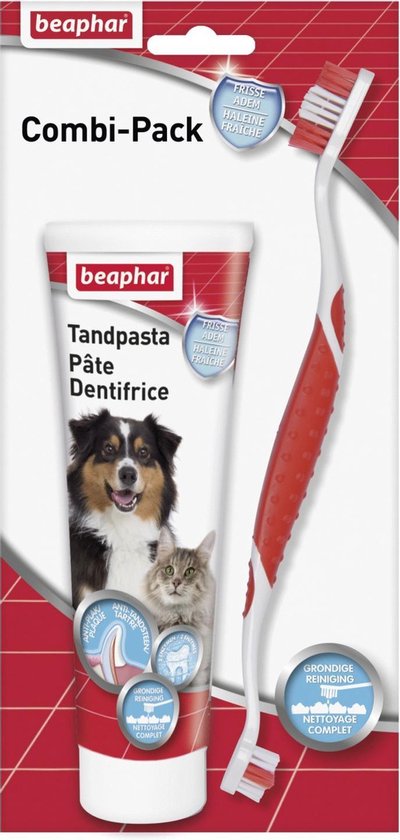 Beaphar Hondentandenborstel En Tandpasta - Combi Pack - 1 St