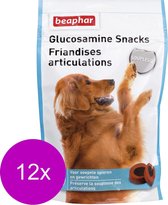 Beaphar Glucosamine Snacks - Voedingssupplement - Gewrichten - Spieren - 12 x 150 g