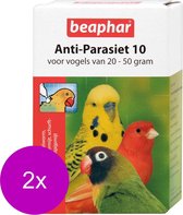 Beaphar Anti Parasiet 10 - Vogel - Lichaamsgewicht 20 tot 50 gr - 2 pipetten - 2 doosjes
