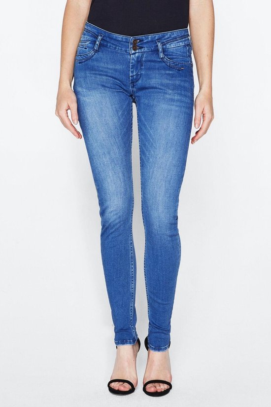 Tripper Lima Dames Skinny Fit Jeans Blauw - Maat W29 X L30 | bol.com
