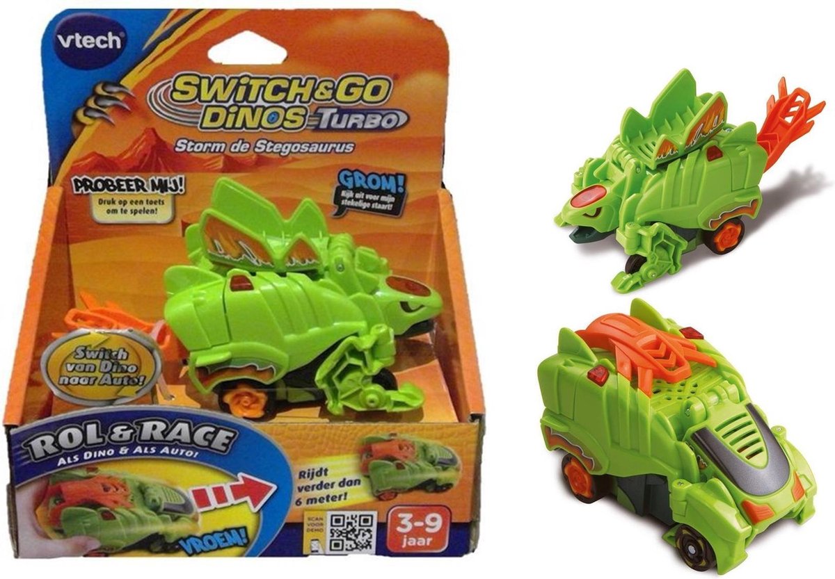 VTech Switch & Go Dinos Turbo Storm de Stegosaurus | bol.com