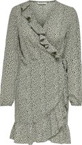 ONLY ONLCARLY L/S WRAP SHORT DRESS NOOS WVN Dames Jurk - Maat 40