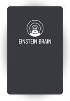 Einstein Brain 5G EMF Anti Straling Bescherming Kaart ANTHRACITE - Maat No size