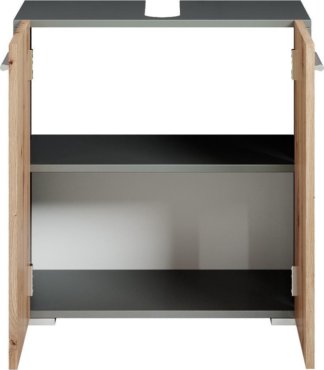 Badplaats Wastafel Onderkast Mars 60 x 30 x 60 cm - Zwart Badplaats Wastafel Onderkast Mars 60 x 30 x 60 cm - Zwart